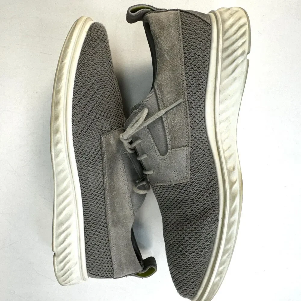 Ecco Mens EU44 US 10-10.5 St. 1 Hybrid Lite Gray Mesh Summer Derby Oxford Shoes
